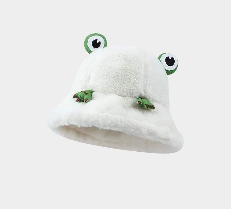 Frog Bucket Hat for Adults Teens, Funny Cute Cotton Fisherman Caps