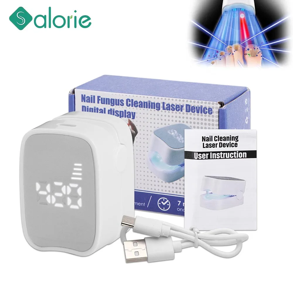 LED Laser Fungal Nail Care Device Nails Fungus Treatment Repairing Thickened Gray Nails Ingrown Onychomycosis and Care Tools nail fungus remover,laser therapy pen,personal health care,manicure pedicure tools