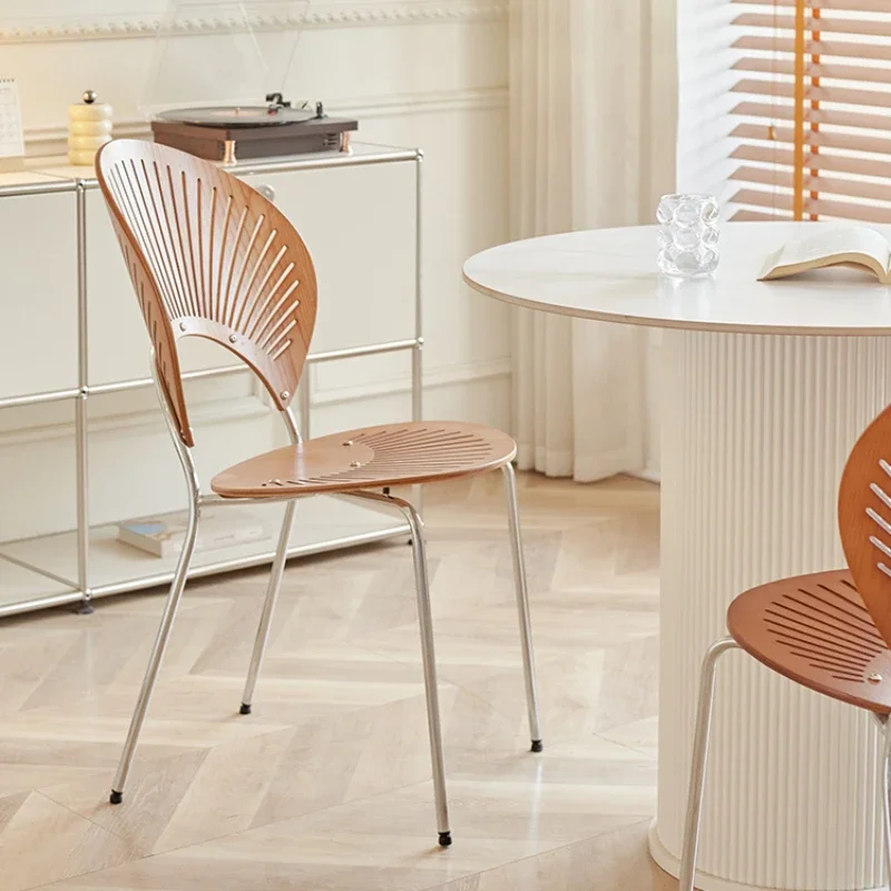 

Outdoor Salon Dining Chairs Nordic Balcony Party Minimalist Dining Chairs Office Foldable Silla Comedor Home Furniture YQ50DC
