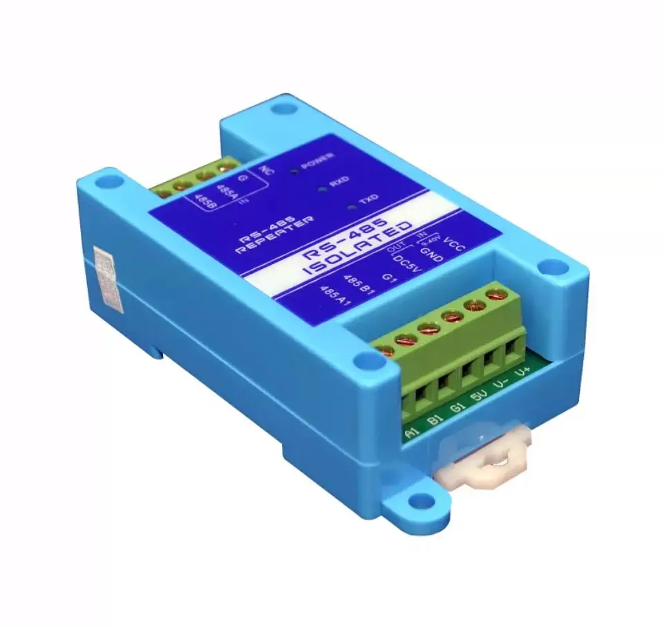 Industrial Grade 3-Terminal Fully Isolated RS485  Repeater Lightning Protection Signal Amplification Anti-interference Extender 2 4ghz sx1280 lora module ble long distance anti interference wireless transceiver industrial grade lp iot e28 2g4t12s