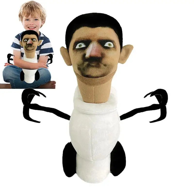 

Игра Skibidi плюшевая игрушка в виде унитаза, ужасные приключения, мультяшная кукла, плюши, детская игрушка на Хэллоуин, рождественский подарок для детей