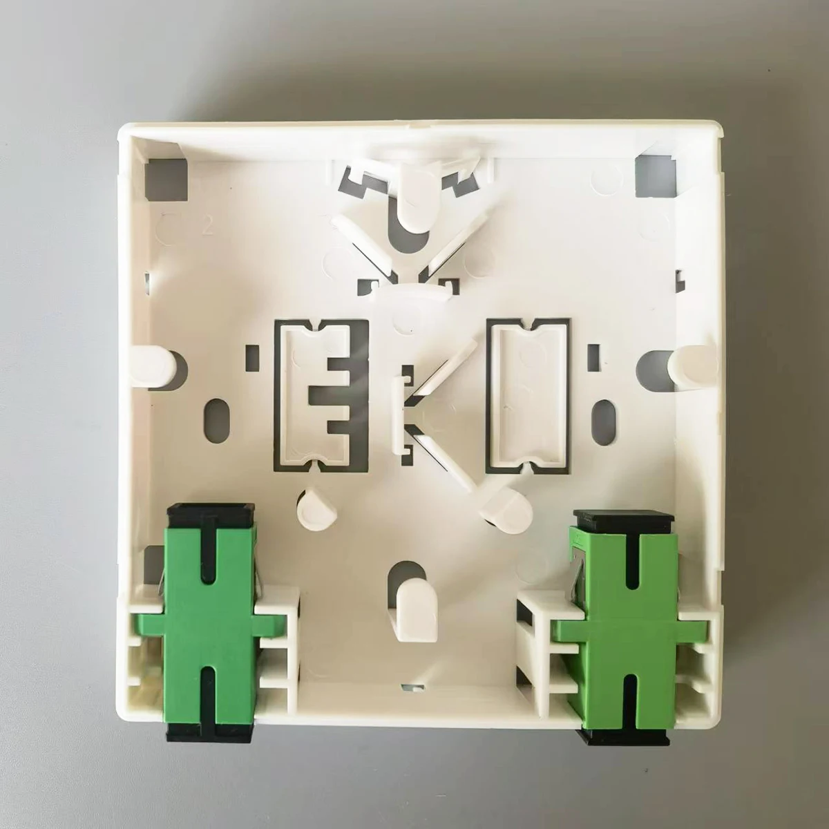 Fiber Terminal Patch Panel Joint Box Optic Terminal Wall Mounting Junction Termination Box SC Fiber Combination 86 Information fiber optic terminal box