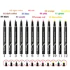 12 Colors Liquid Eyeliner Pencil Waterproof Colorful Eye Liner Pen Highlight Neon Colorful Long Lasting Eyes Makeup Cosmetic 4