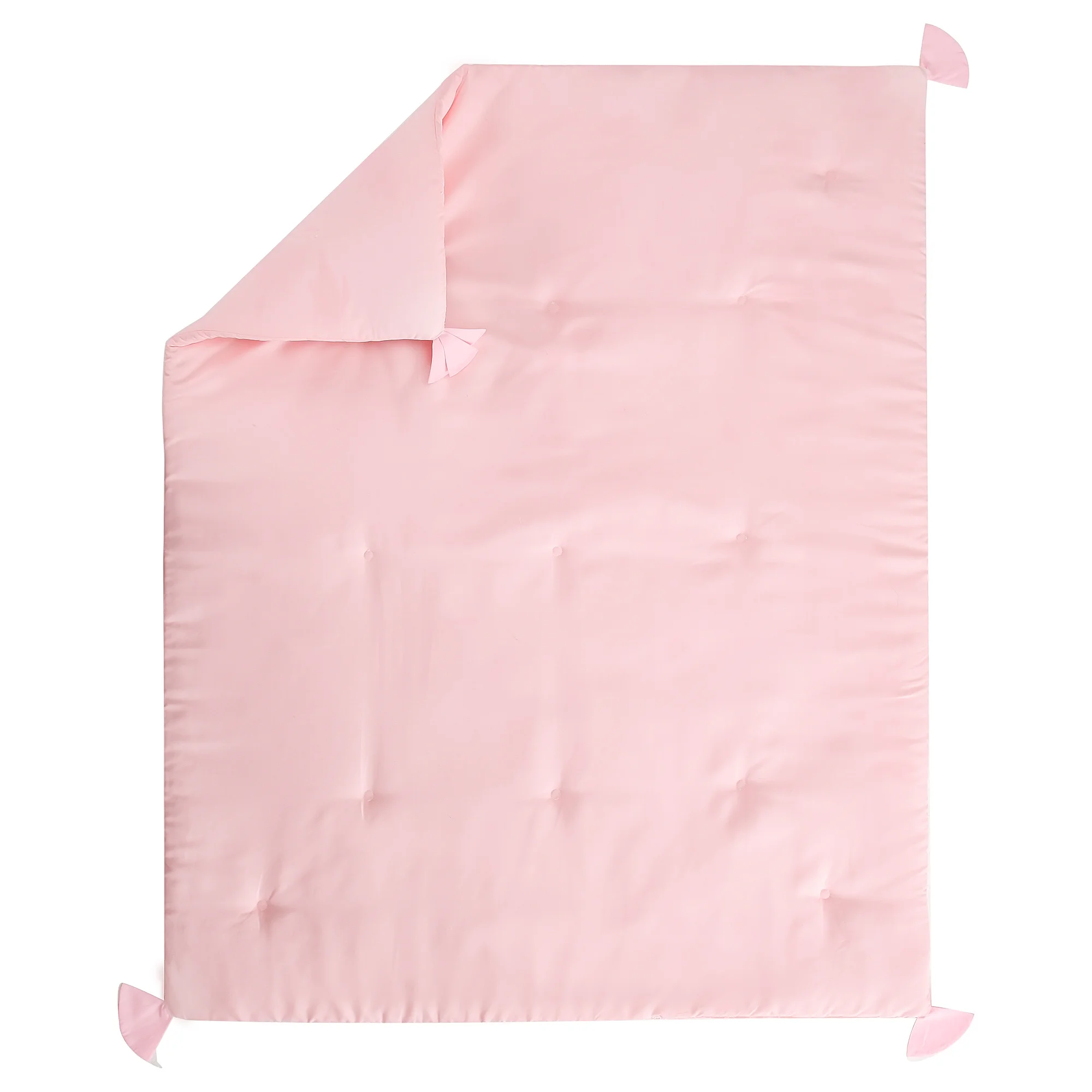 Plain solid color 100% polyester micro brushed 1Pcs Cot Comforter 33*42 Boys Girls Baby Quilt supper soft 84*107cm blue pink