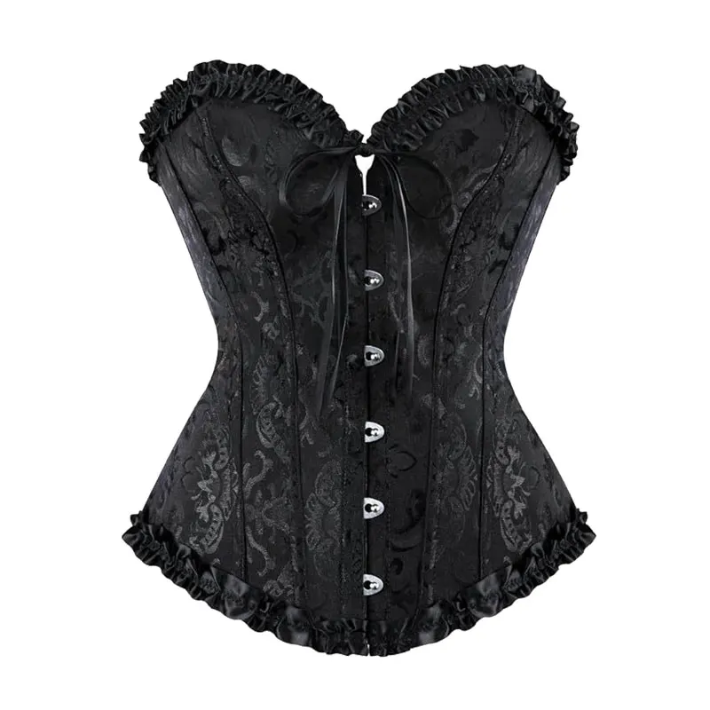 Women's Sexy Corsets Women Plus Size Overbust Corset And Skirt Set Tutu Corselet Victorian Fashion Corsets Gowns