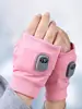 Electric Heated Gloves Touch-screen USB Rechargeable Motorcycle Gloves Winter Thermal Waterproof Windproof Knitting Wool Hand 6