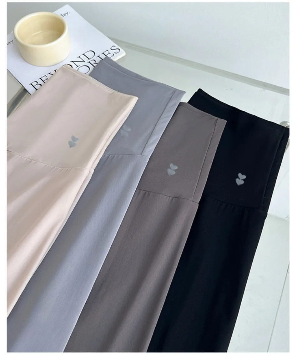 Ultra-thin Leggings Summer High Elastic Naked Feeling Sunscreen Casual Sports Fitness Yoga Pants Women's Sexy Black Skin Tights