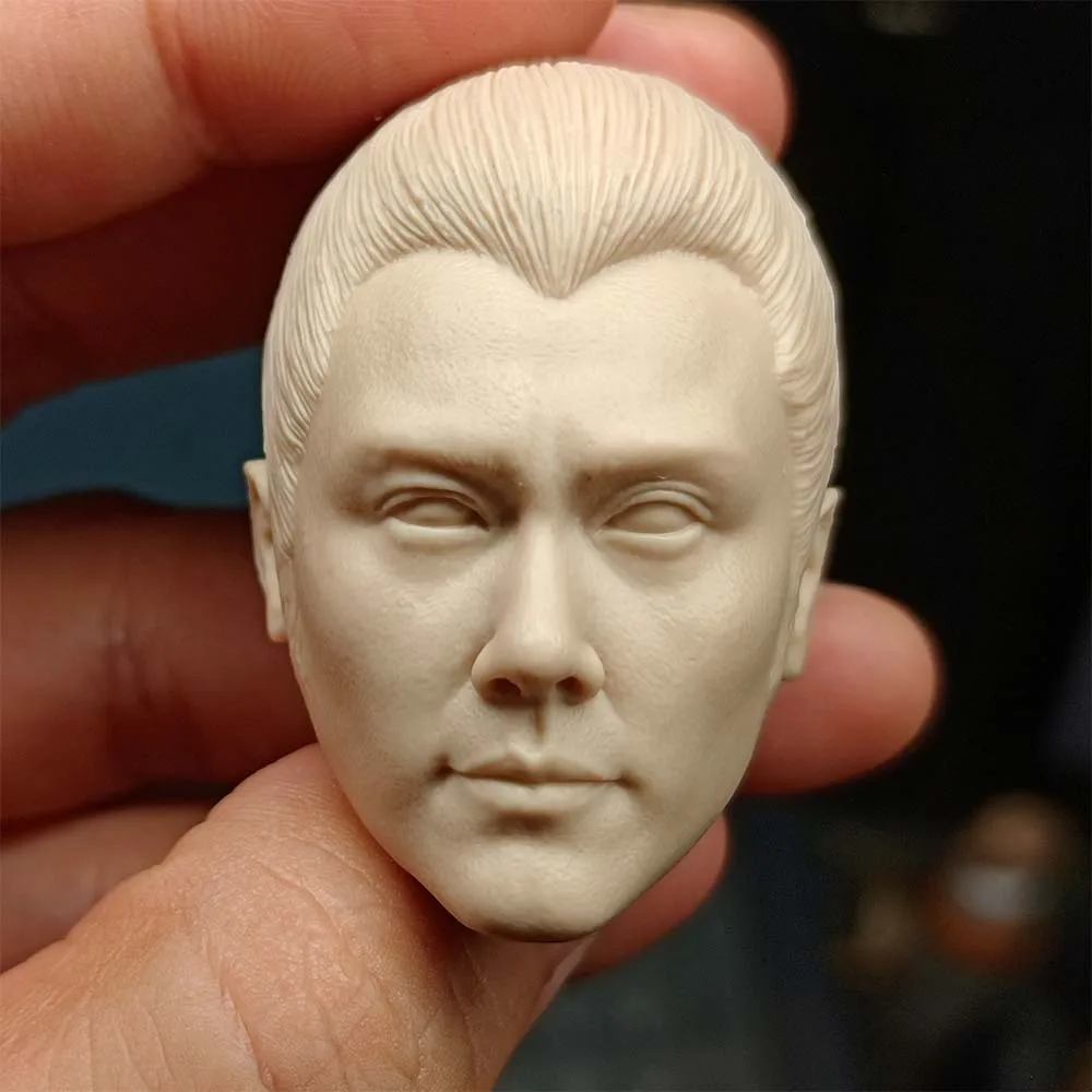 

1/6 Scale Handsome Men William Feng Unpainted Head Model for 12''Action Figures DIY