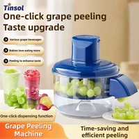 TINSOL Electric Fruit and Vegetable Peeler Automatic Small Fruit Peeling Tool Smart Grape Peeler Kitchen Peeling Gadget 1