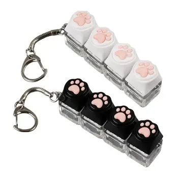 Giocattolo Antistress a Forma di Tastiera, Colorato e Luminoso, Clicker Portatile per Dita, Giocattolo Sensoriale per Bambini, per Lavoro, Scuola, Viaggi, Aula, Casa, Borsa