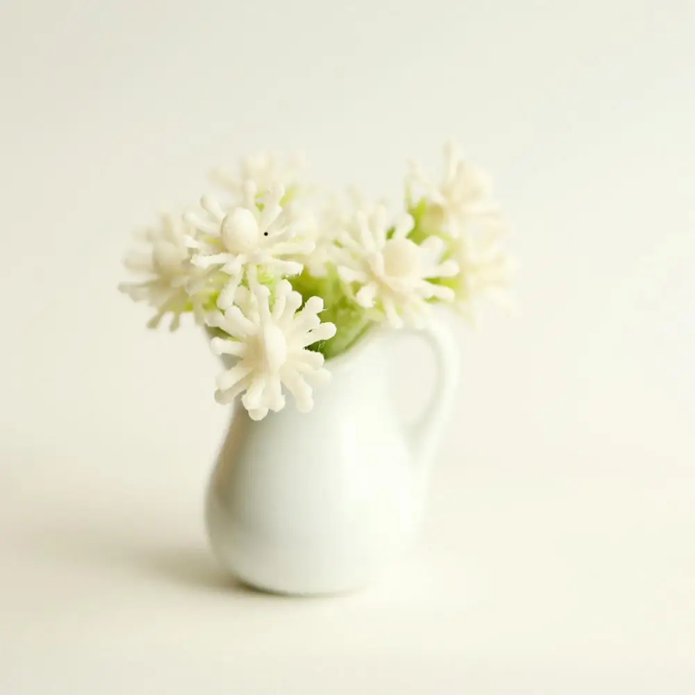 

Useful Vivid Appearance Exquisite Workmanship DIY Dollhouse Potted Flower Bonsai Play House Toy Photo Prop