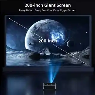 본국 1080P 8K 디코드 스마트 프로젝터 안드로이드 9.0 350ANSI 이중 와이파이 BT5.0 돌비 오디오 4D 키스톤 홈 극장 프로젝터