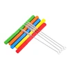 1Pcs Silicone Teethers For Baby Accessories Newborn Teether Sensory Chew Toys Chewing Tube Y Shape Tools For Autism Special Need 2