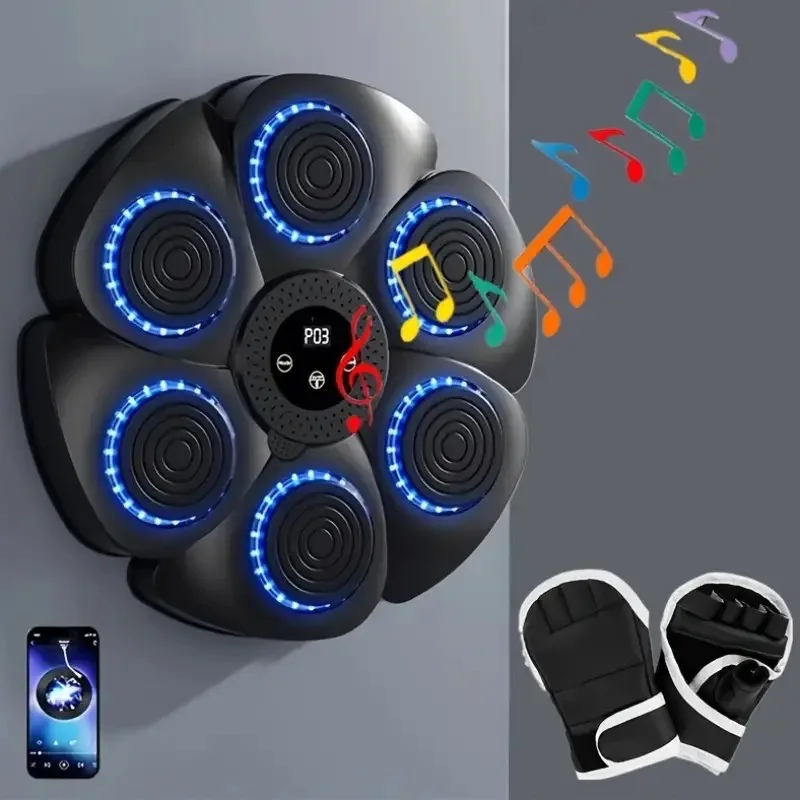 9 Speed Levels Smart Counting Boxing Trainer - Music Boxing Machine ...