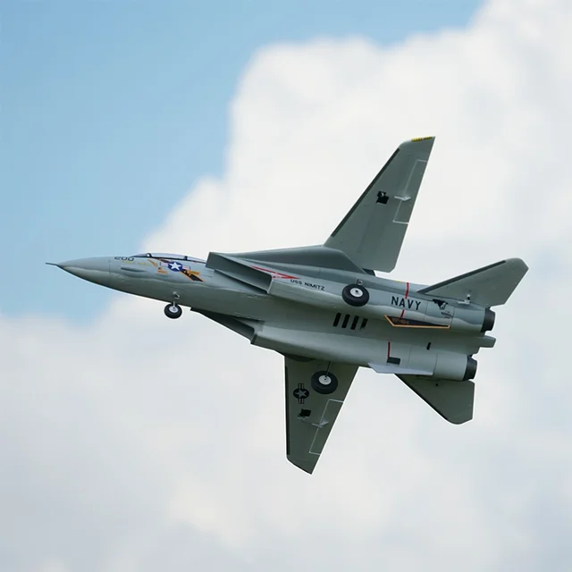 XFly Fast Flying Double 40mm F-14 Double-engine Ducted Fighter Electric Model Aircraft Fixed Wing RC Airplane 5