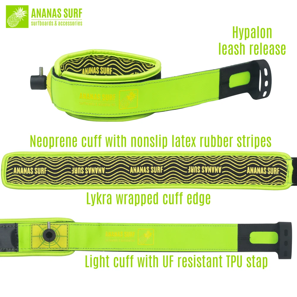Ananas Surf Surfboard Light Leash Knee Cuff Separate Sell Accessories