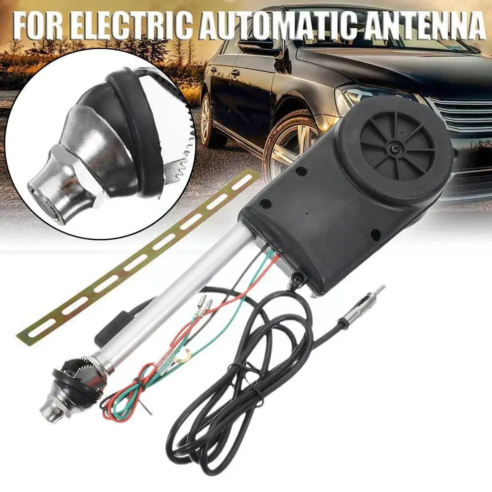 

Universal Car Auto SUV AM FM Radio Electric Power Automatic 12V Aerials Auto Aerial Replacement Kit Vehicle Pro An