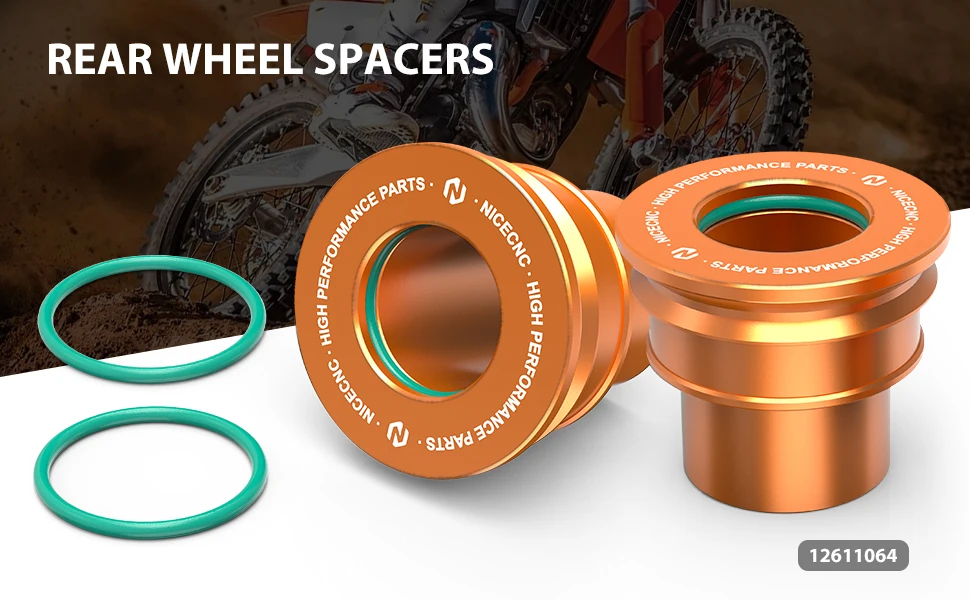 Für KTM EXC 300 EXC 250F EXCF 350 EXC 450 XCF-W XCW 2004-2015 Vorne Hinten Rad Spacer Nabe Kragen SXF 450 SX 250 XCF 2004-2012 – Detail 2