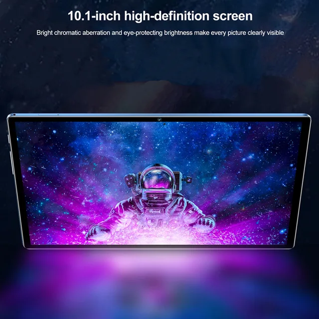 New 5G Pad 10.1 Inch Android Tablets Octa Core 8GB RAM 512GB ROM 4G LTE 5G WiFi Tablet Pc 2560*1600 2K FHD Display 8000mAh 3