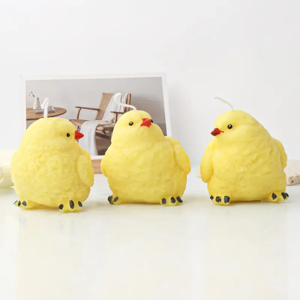 Adorable Chick Candle Silicone Mold DIY Mini Animal Shape Making Soap Resin Plaster Mould Craft Decor Gift Home Decoration silicone mold silicone candle mold silicone candle molds candle mold