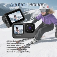 5K Action Camera 5K30FPS WiFi 170 Degree Wide Angle Touch Screen Sony Sensor Waterproof Helmet Sports Camera Outdoor Mini Camera