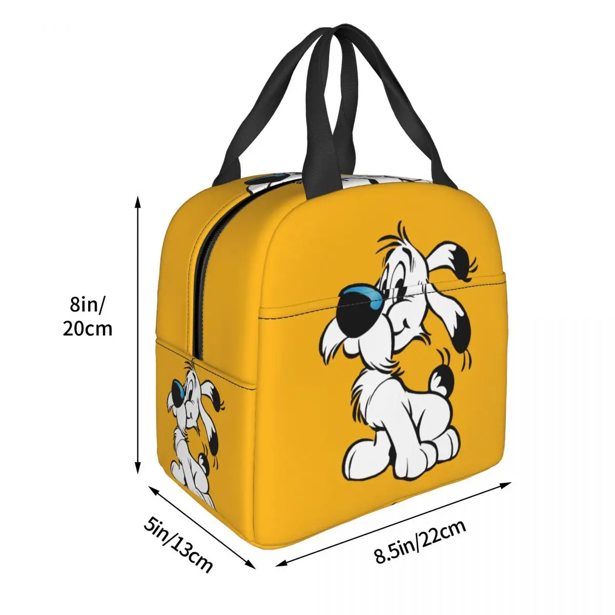Anime Asterix And Obelix Dogmatix Lunch Box Women Warm Cooler Insulated Lunch Bag for Kids School Children Food Picnic Tote Bags