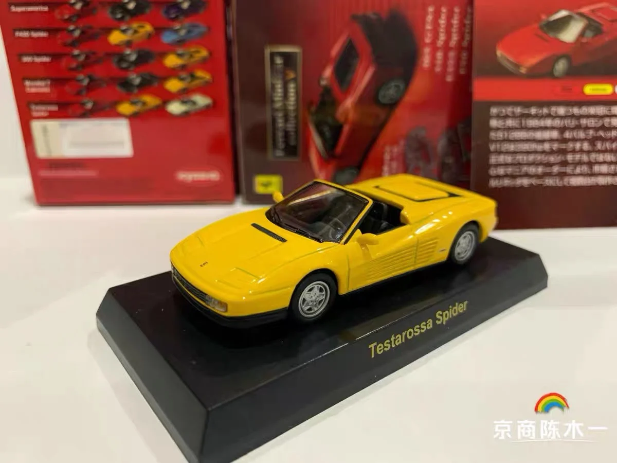 

1/64 KYOSHO Ferrari Testarossa Spider convertible Collect die casting alloy assembled trolley model