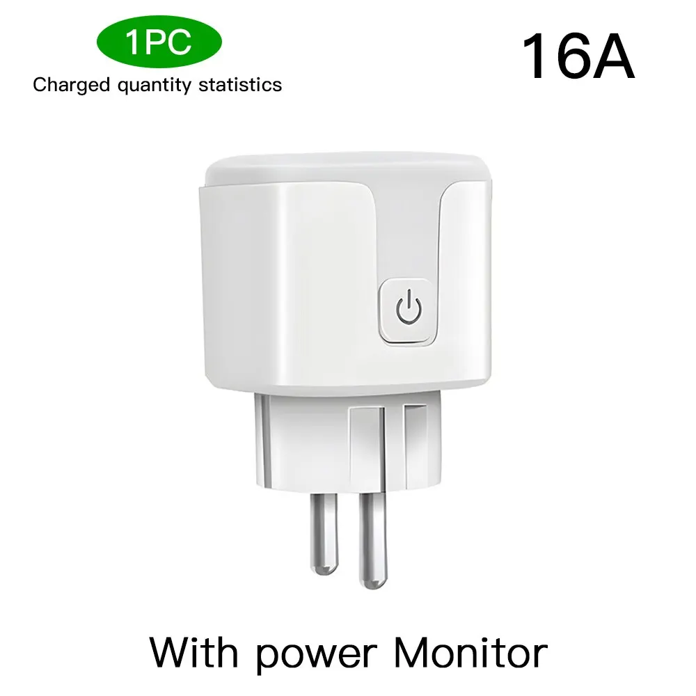 WiFi-Enabled Smart Plug Power Outlet with Voice Control & App Integration