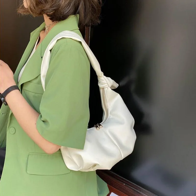 New Style Fashion Women Shoulder Bag Pu Leather Underarm Bags for Women Solid Handbags Travel Ladies Hand Tote Bag 2022 New