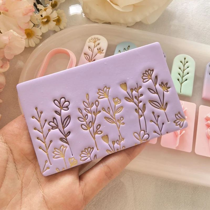Soft Pottery Earrings Mold Set for DIY Handmade Jewelry Making