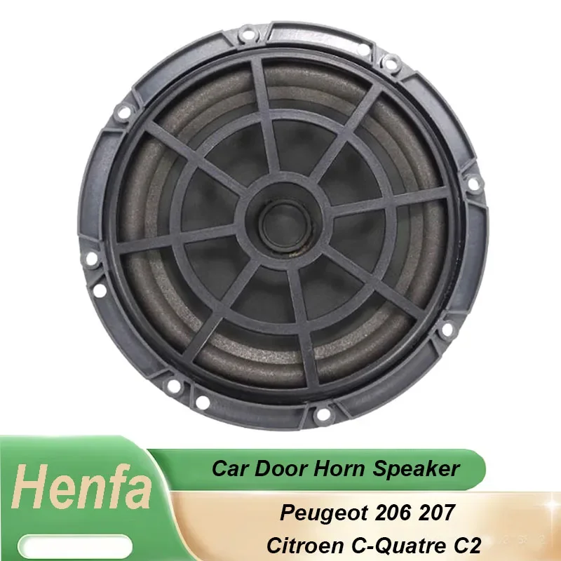 Henfa Genuine Front Loudspeaker CD Radio Car Door Horn Speaker 9807145580 audio speakers kit For Citroen C-Quatre C2 Peugeot 206 207