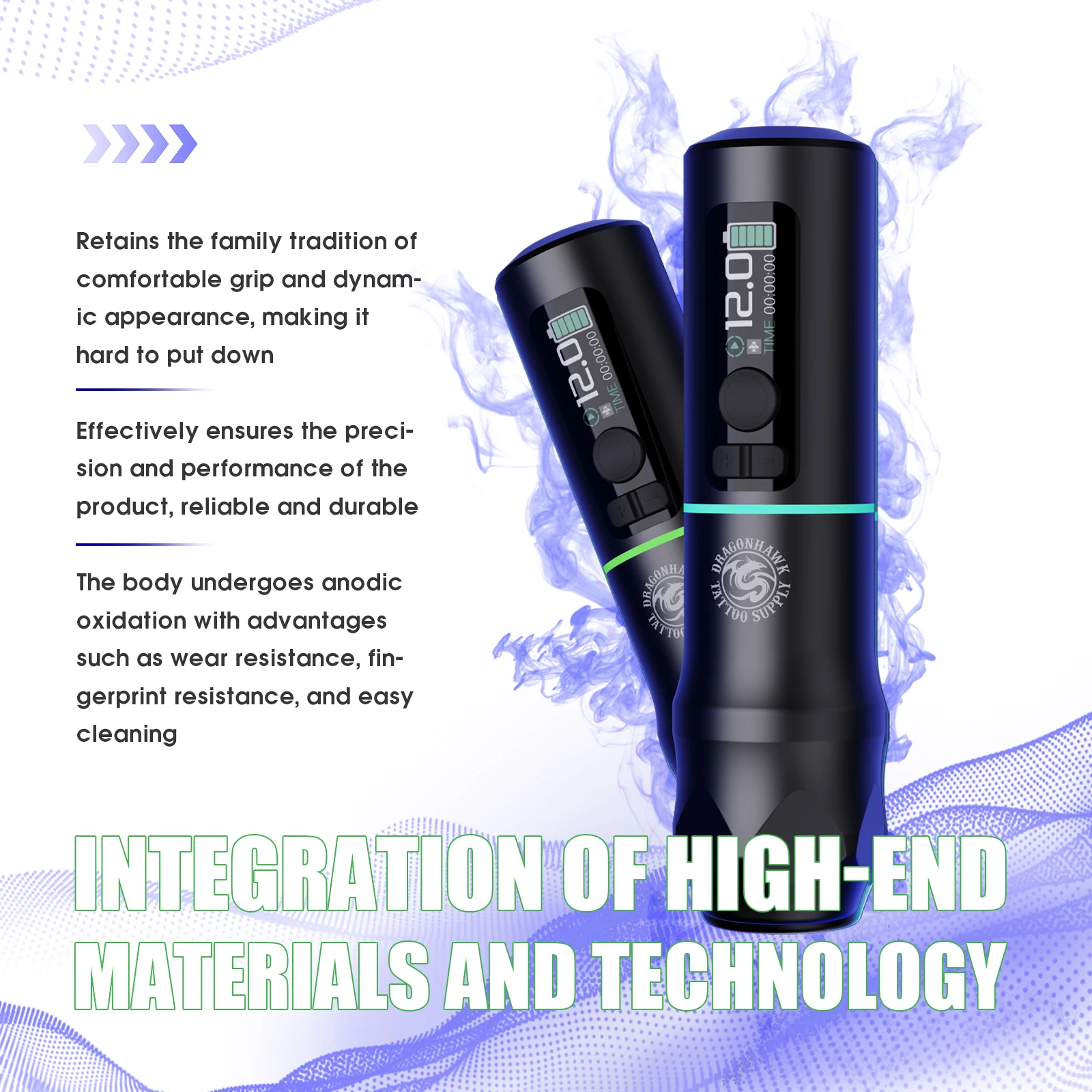 Drgon hawk X20 pro 　tattoo machine set New Arrivals Dragonhawk X20 Pro Wireless Tattoo Machine