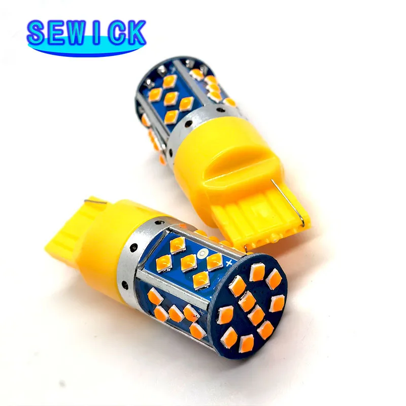 

50 шт., задние фонари T20 7443 35 SMD 3030