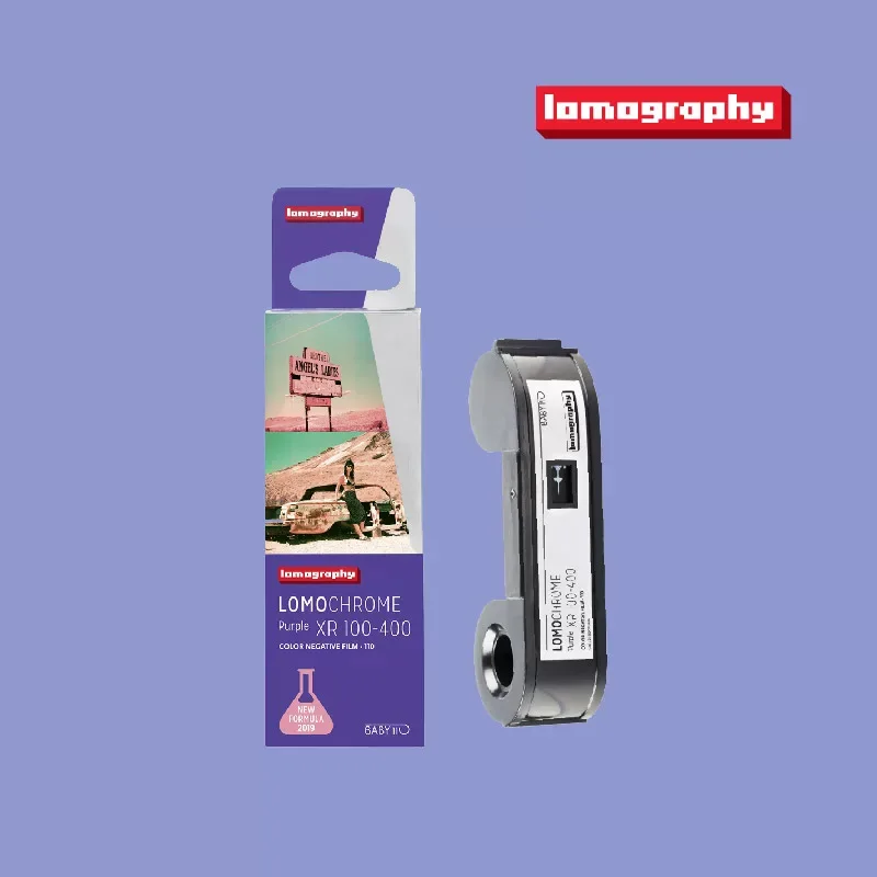 로모그래피 110 필름 컬러 네거티브 로모크롬 퍼플 터키스 타이거 ISO 200 400 포켓 카메라 리필 C41 24매 콤보 팩