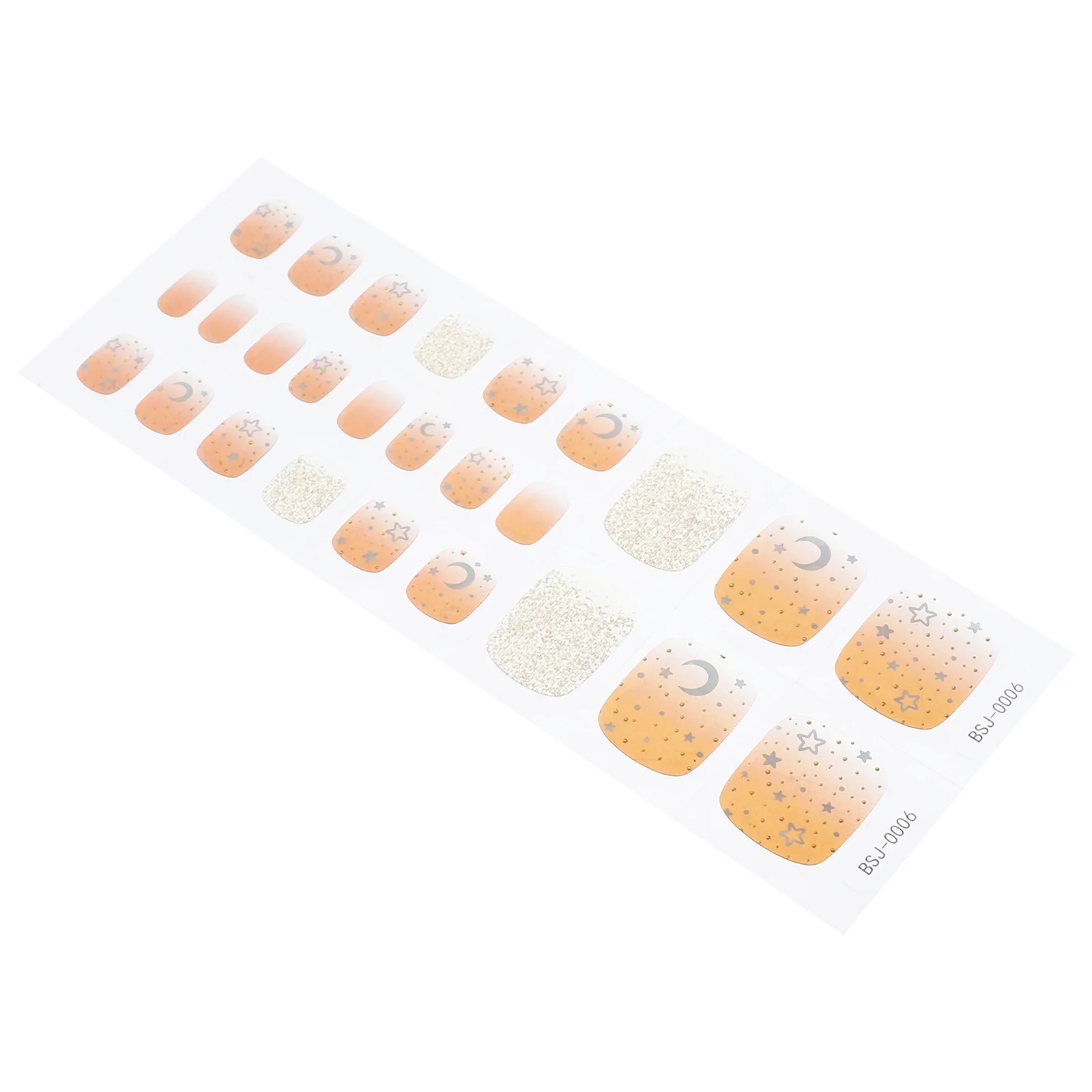 

1 Set Gel Nail Strip Gel Nail Sticker Nail Supplies with Nail File Wooden Stick
