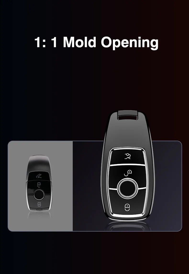 Custodia per chiave A distanza per auto in lega TPU per Mercedes Benz A C E S classe G GLC CLE CLA GLB GLS W177 W205 W213 W222 X167 AMG - S94fe26e721f34fe880d48d019a15f3a1C