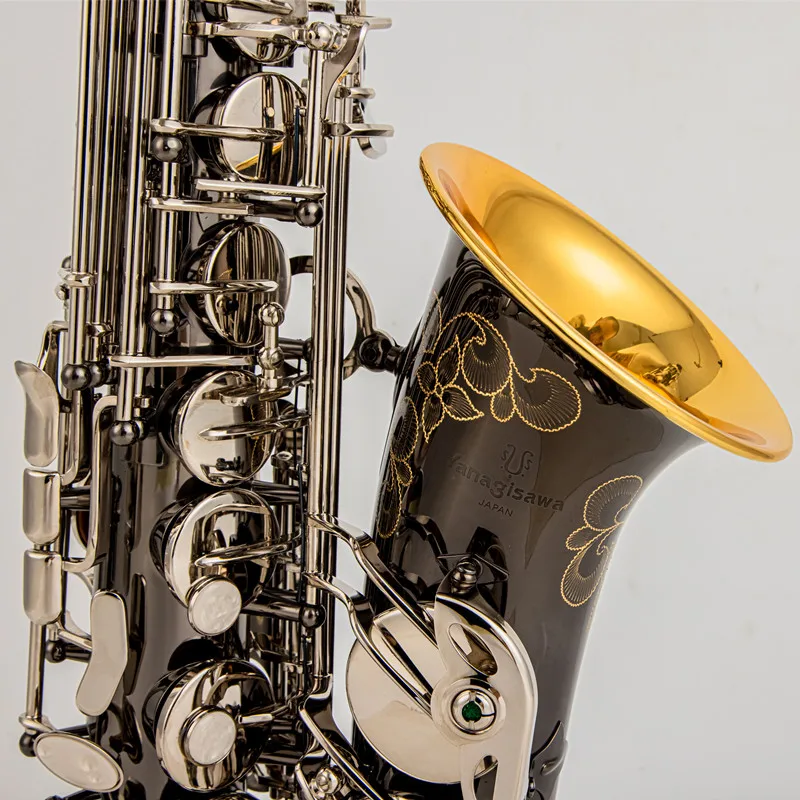 

New W037 Free Promotional Saxophone Alto Black Nickel Silver Alloy Alto Sax Brass Musical Instrument With Case Mouthpiece