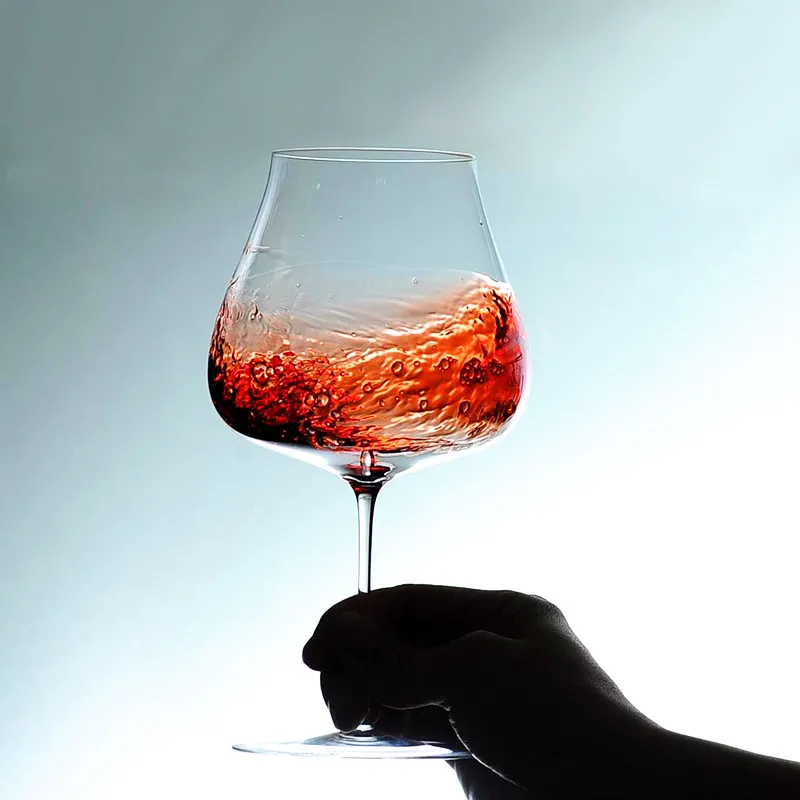 Big Belly Burgundy Goblet 5