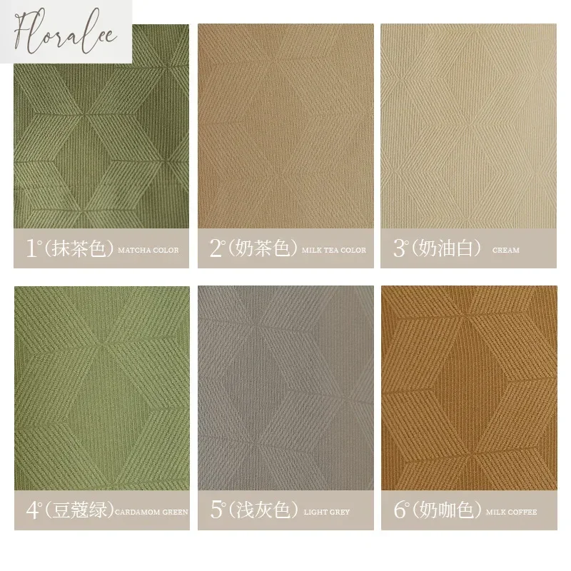 Chenille Blackout Curtains for Living Dining Room Bedroom Light Luxury French Matcha Green Sun Protection Home Decoration Custom 5