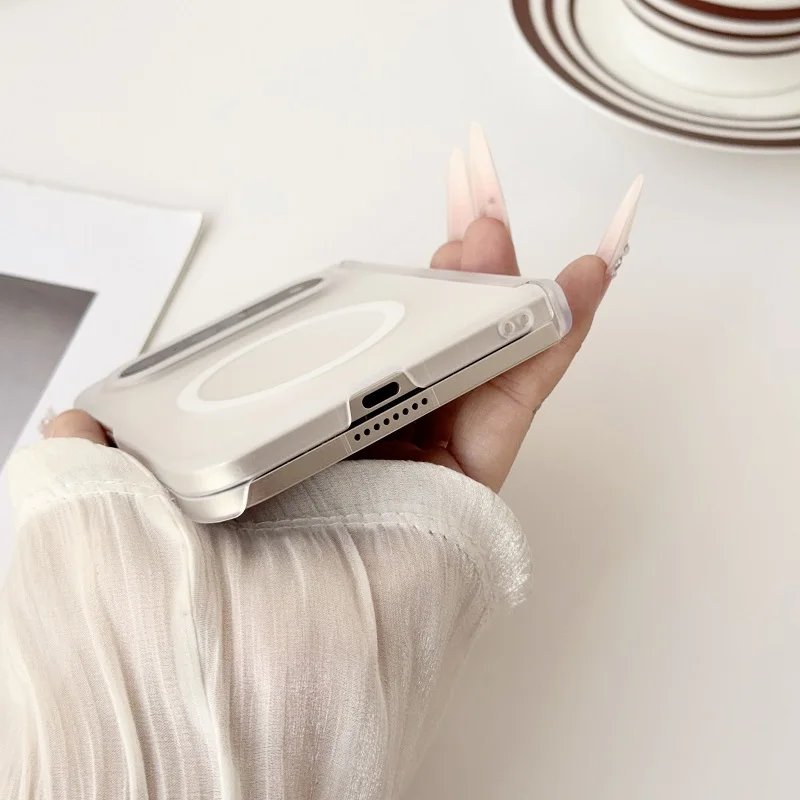 Magnetic Dual-Layer Protection Plastic Hinge Phone Case