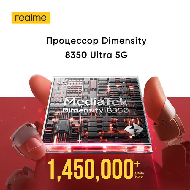 [Expédition rapide] realme P3 Ultra 5G Smartphone dimension 8350 Ultra Chipset 6000mAh batterie 80W Charge 6.83 "120Hz affichage NFC 3