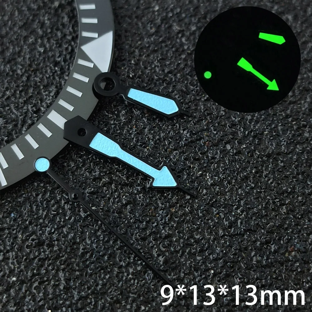 High-End 28.5MM Watch with Modified Green Illuminated Dial and Hands