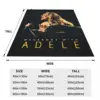 Multifunction Adele 2024 Album Tour Blanket Merch Bedding Decorative Cool Singer Throw Blanket Ultra-Soft Flannel for Car 4