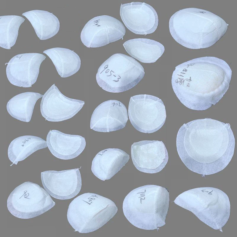 20-100pairs White Thin Shoulder Pads Convenient Sewing Cotton Pads for Blazer Clothes Tailor Sewing DIY Decorative