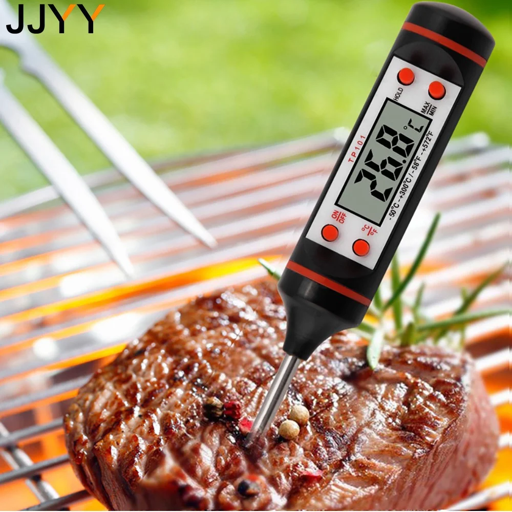 1pc Kitchen Digital Pen-style Probe Baking Bbq Meat Thermometer, Milk Food  Temperature Measurement, Cooking Oven Temperature Gauge