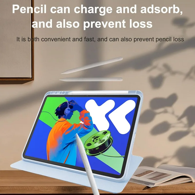 Rotating Stand Case with Pencil Holder