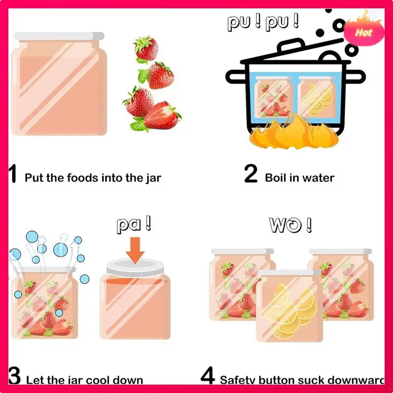 50PCS Wide Mouth Canning Lids 3