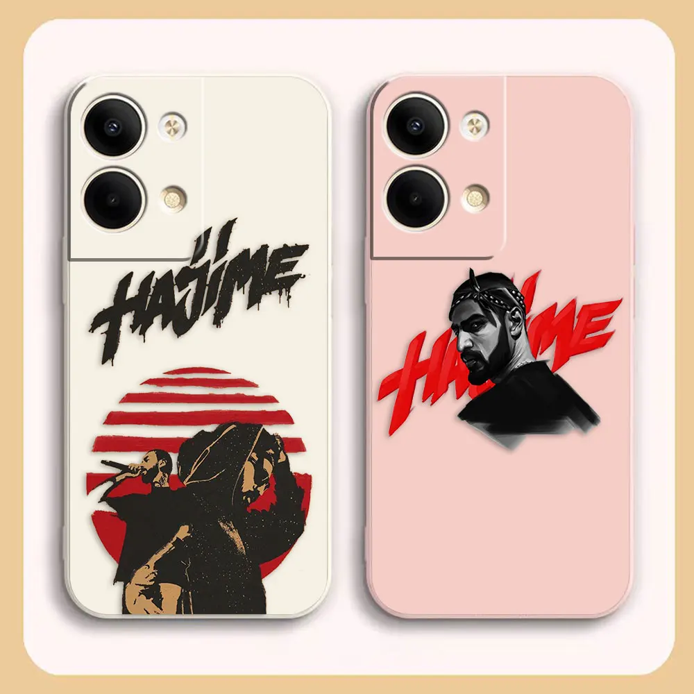 

Case For OPPO RENO 8 7 9 6 7SE 5 4 4SE 4 3 4G 5G PRO PLUS Colour Simple Liquid Silicone Case Rap Singers Miyagi & Andy Panda