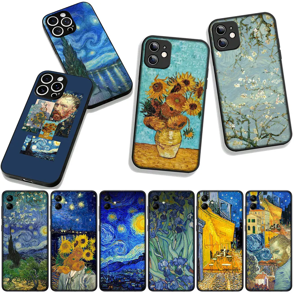 Starry Night Van Gogh Painting Phone Case Cover