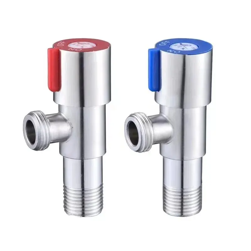 Stainless steel wire drawing angle valve